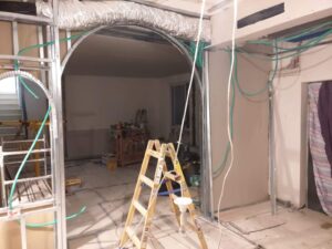 בניית קשתות מגבס